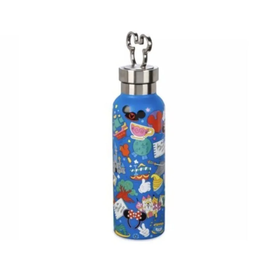 Disney Micky Mouse Stainless Steel Water Bottle With Clip 19 oz / 560 ml